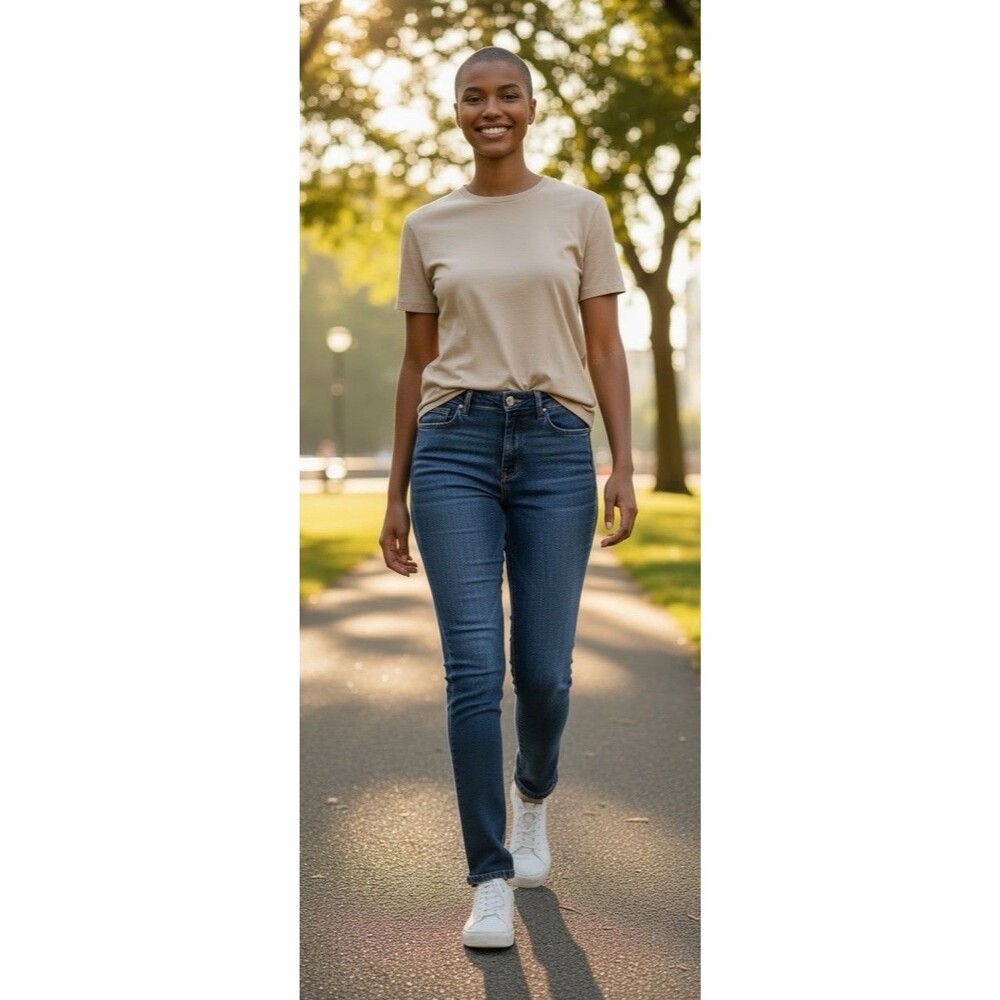 Good American NEW! premium womens jeans sz 10/30 5-pocket school city casual
